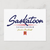 Saskatoon Script Briefkaart (Voorkant)