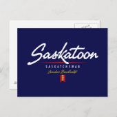 Saskatoon Script Briefkaart (Voorkant / Achterkant)