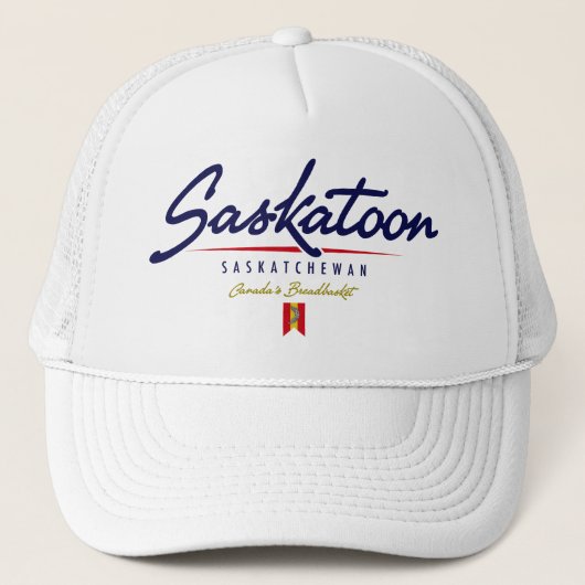 Saskatoon Script Trucker Pet (Voorkant)