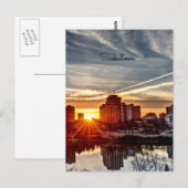 Saskatoon Sunset Briefkaart (Voorkant / Achterkant)