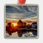 Saskatoon Sunset Metalen Ornament (Voorkant)
