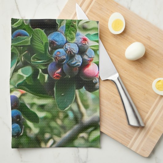 Saskatoon Theedoek (Quarter Fold)