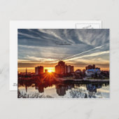 Saskatoon Zonsondergang Briefkaart (Voorkant / Achterkant)