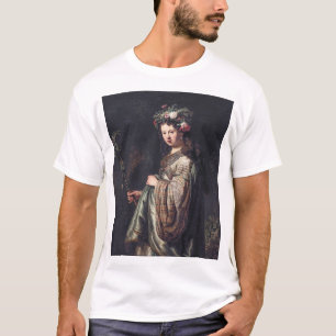 Saskia van Uylenburgh als Flora, Rembrandt, 1634 T-shirt