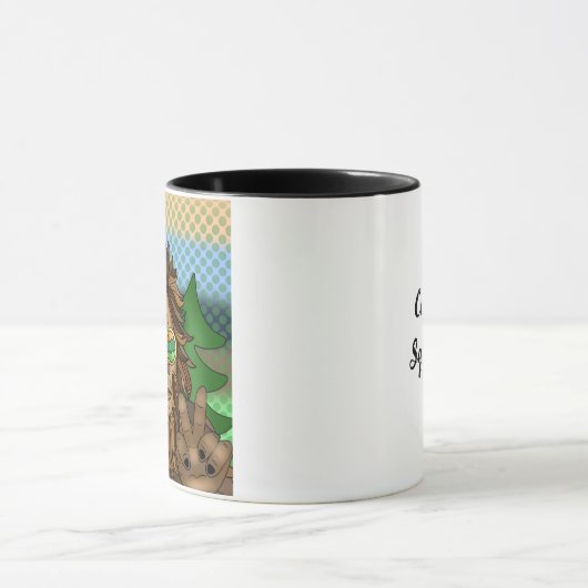 Sasqautch Peace Sign | Certified Squatcher Mok (Midden)