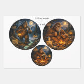 Sasquash Bigroot Camping Wilderness 12" & 8" Rond Inpakpapier Vel (Voorkant 2)