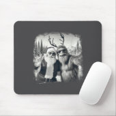 Sasquatch 67 Kerstboom Grappige Kerstman Bigfoot Muismat (Met muis)