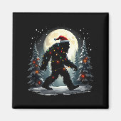 Sasquatch 67 Santa Bigfoot Christmas Tree Funny Magneet (Voorkant)