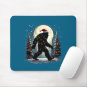 Sasquatch 67 Santa Bigfoot Christmas Tree Funny Muismat (Met muis)