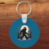Sasquatch 67 Santa Bigfoot Christmas Tree Funny Sleutelhanger (Voorkant)