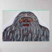 Sasquatch 7 ft 6 in hoge reus G Poster (Voorkant)