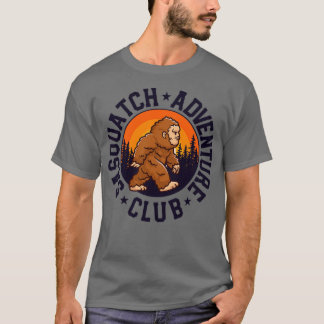 Sasquatch Adventure Team Retro  Bigfoot Kaw T-shirt