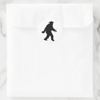 Sasquatch Afstuderen Ronde Sticker