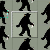 Sasquatch Afstuderen Stof (Delen)