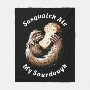 Sasquatch at mijn zuurdesem fleece deken