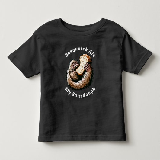 Sasquatch at mijn zuurdesem kinder shirts (Voorkant)