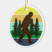 Sasquatch Believer |  Sunset Bigfoot Keramisch Ornament (Links)
