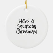 Sasquatch Believer |  Sunset Bigfoot Keramisch Ornament (Achterkant)