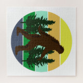 Sasquatch Believer | Sunset Bigfoot Legpuzzel (Horizontaal)