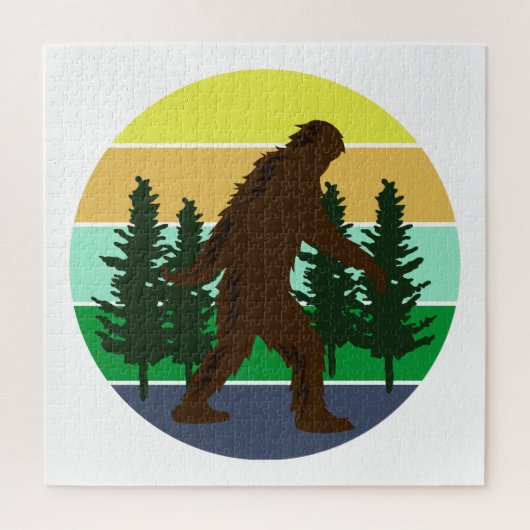 Sasquatch Believer | Sunset Bigfoot Legpuzzel (Verticaal)
