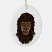 Sasquatch Bigfoot Ape Cryptid Monster Keramisch Ornament (Rechts)