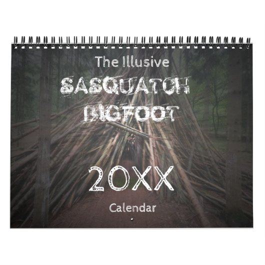 SASQUATCH BIGFOOT CALENDAR KALENDER (Hoes)