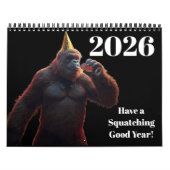 Sasquatch Bigfoot Calendar Kalender (Hoes)