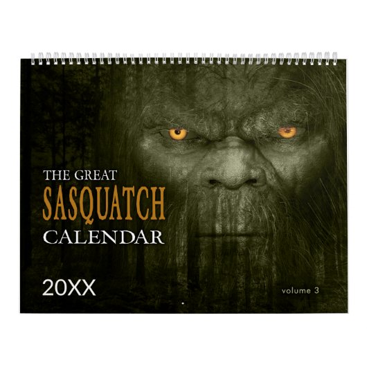 SASQUATCH BIGFOOT CALENDAR - VOLUME 3 KALENDER (Hoes)