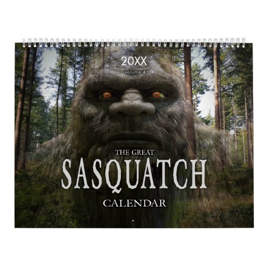 SASQUATCH / BIGFOOT CALENDAR - VOLUME 4 KALENDER (Hoes)