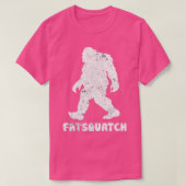 Sasquatch Bigfoot Fat T-shirt (Design voorkant)