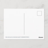 SASQUATCH BIGFOOT - FRONTAAL UITZICHT - NAMEN BRIEFKAART (Achterkant)