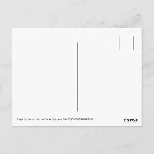 SASQUATCH BIGFOOT - FRONTAAL UITZICHT - NAMEN BRIEFKAART (Achterkant)