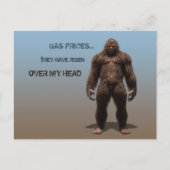 SASQUATCH BIGFOOT - FRONTAAL UITZICHT - NAMEN BRIEFKAART (Voorkant)