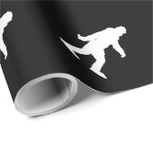 Sasquatch Bigfoot Gone Squatchin Fast Cadeaupapier (Rol Hoek)