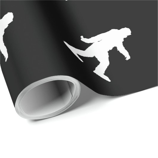 Sasquatch Bigfoot Gone Squatchin Fast Cadeaupapier (Rol Hoek)