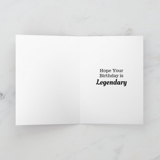 Sasquatch Bigfoot Grappige Verjaardag Kaart (Binnen)