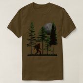 Sasquatch Bigfoot Hiding In Forest Perfect Giftbig T-shirt (Design voorkant)