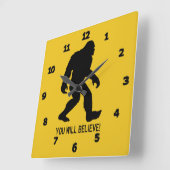 Sasquatch (Bigfoot) je zult geloven! Vierkante Klok (Hoek)