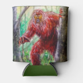 Sasquatch Bigfoot Koelbox Coozie (Voorkant)