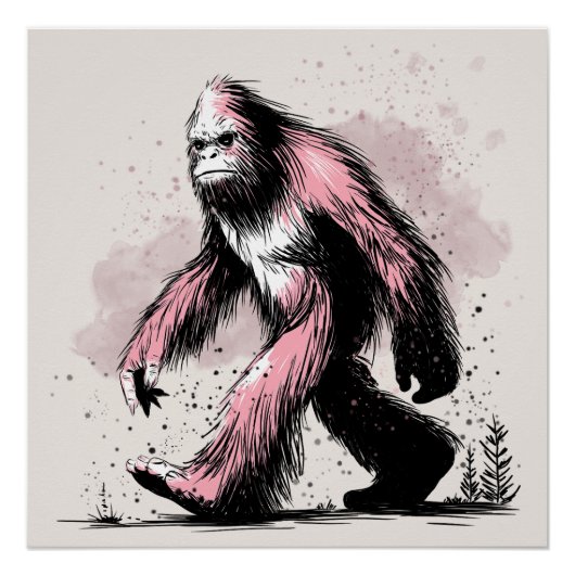 Sasquatch Bigfoot Perfect Poster (Voorkant)