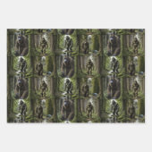 Sasquatch Bigfoot Reflection in Lake Inpakpapier Vel (Voorkant 2)