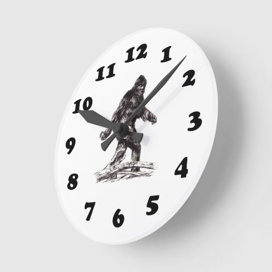 Sasquatch Bigfoot Ronde Klok (Hoek)
