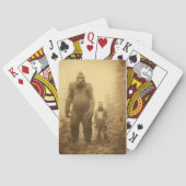 Sasquatch / Bigfoot speelkaarten, Cryptids Pokerkaarten (Achterkant)