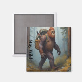 Sasquatch Bigfoot sticker Magneet (Voorkant / Achterkant)