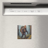 Sasquatch Bigfoot sticker Magneet (Insitu (Vaatwasser))
