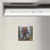 Sasquatch Bigfoot sticker Magnet (Insitu (Vaatwasser))