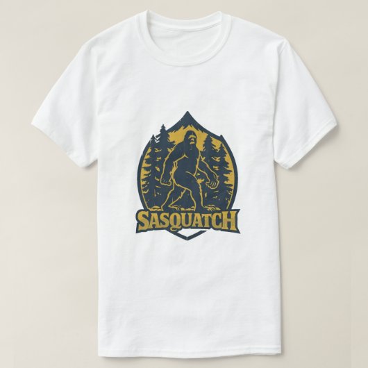 Sasquatch Bigfoot T-shirt (Design voorkant)