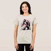 Sasquatch Bigfoot Tri-Blend Shirt (Voorkant volledig)