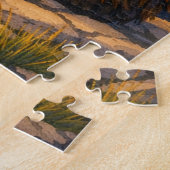 Sasquatch bij Mount Rushmore op vuurwerkavond Legpuzzel (Zijkant)