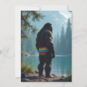 Sasquatch bloom feestdagenkaart (Voorkant)